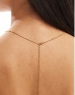 stainless steel gold plated bobble chain in gold